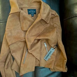 Brown suede jacket